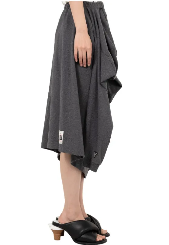 Draped Asymmetrical Skirt