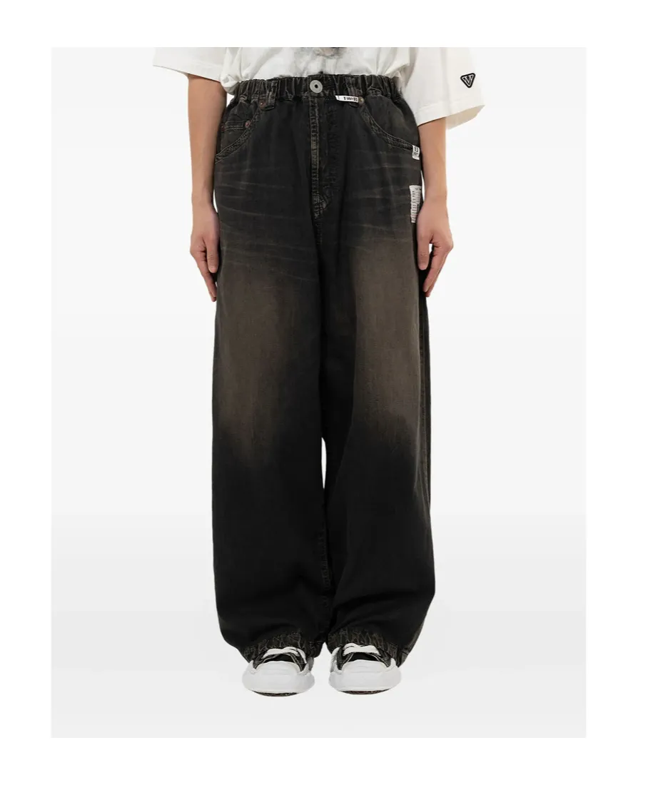 Elasticated-Waist Jeans