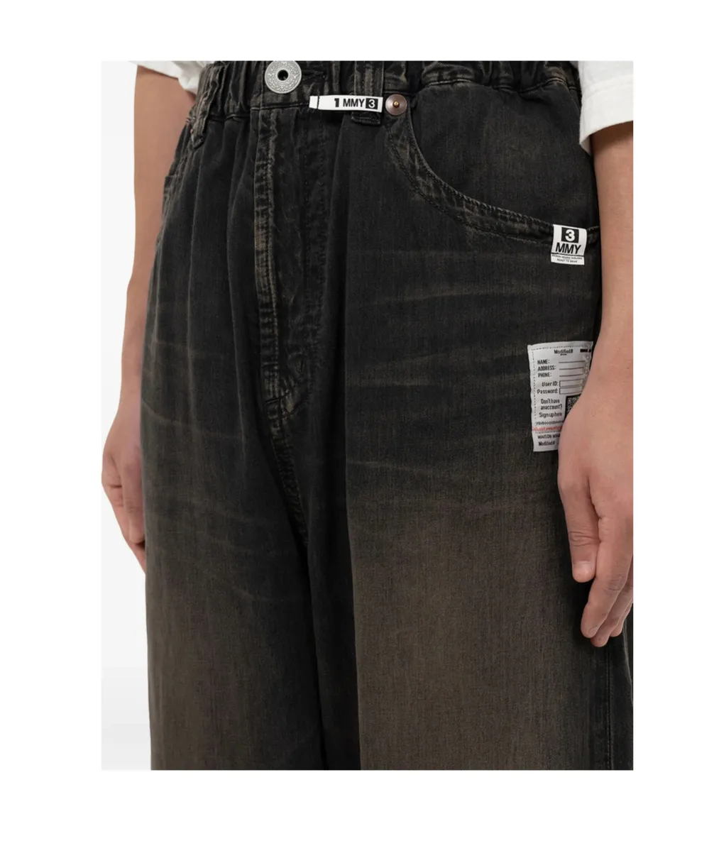 Elasticated-Waist Jeans