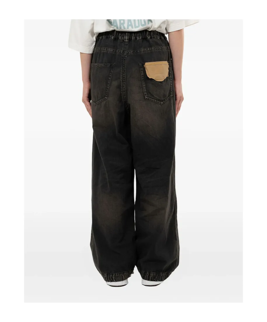 Elasticated-Waist Jeans