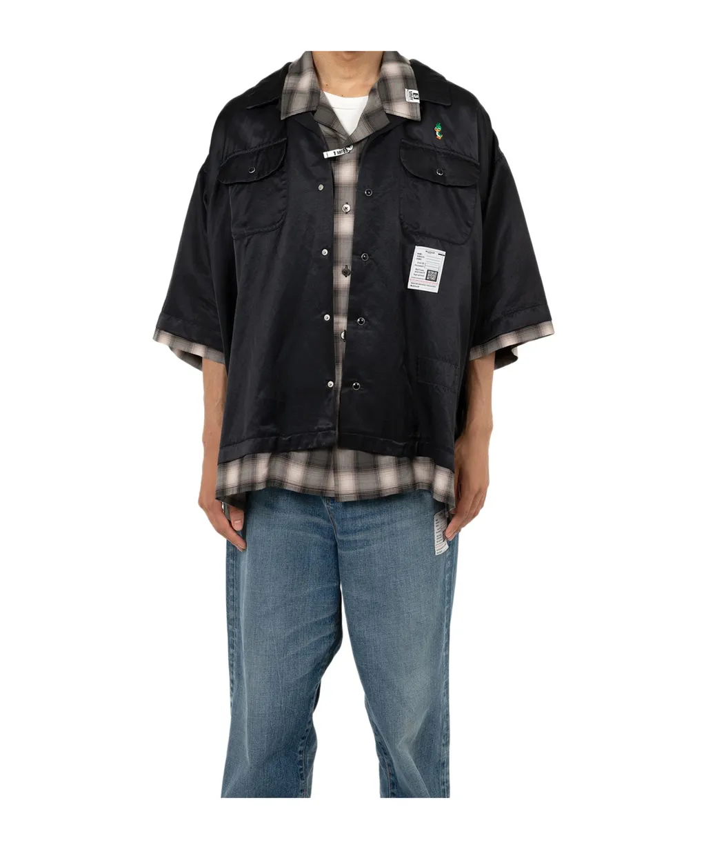 Double Layered Short-Sleeve Shirt