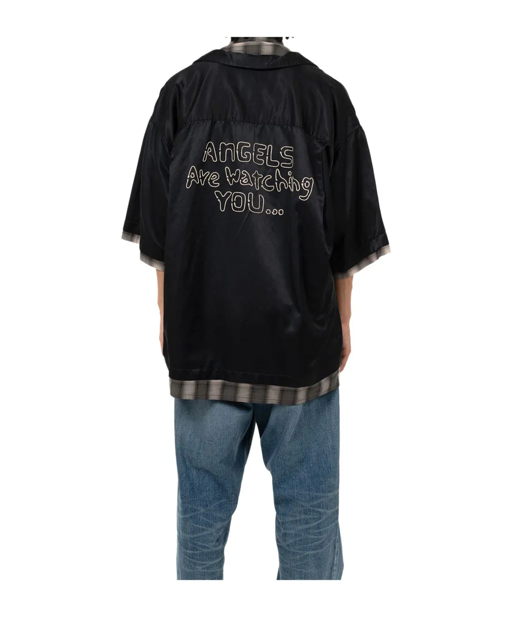 Double Layered Short-Sleeve Shirt