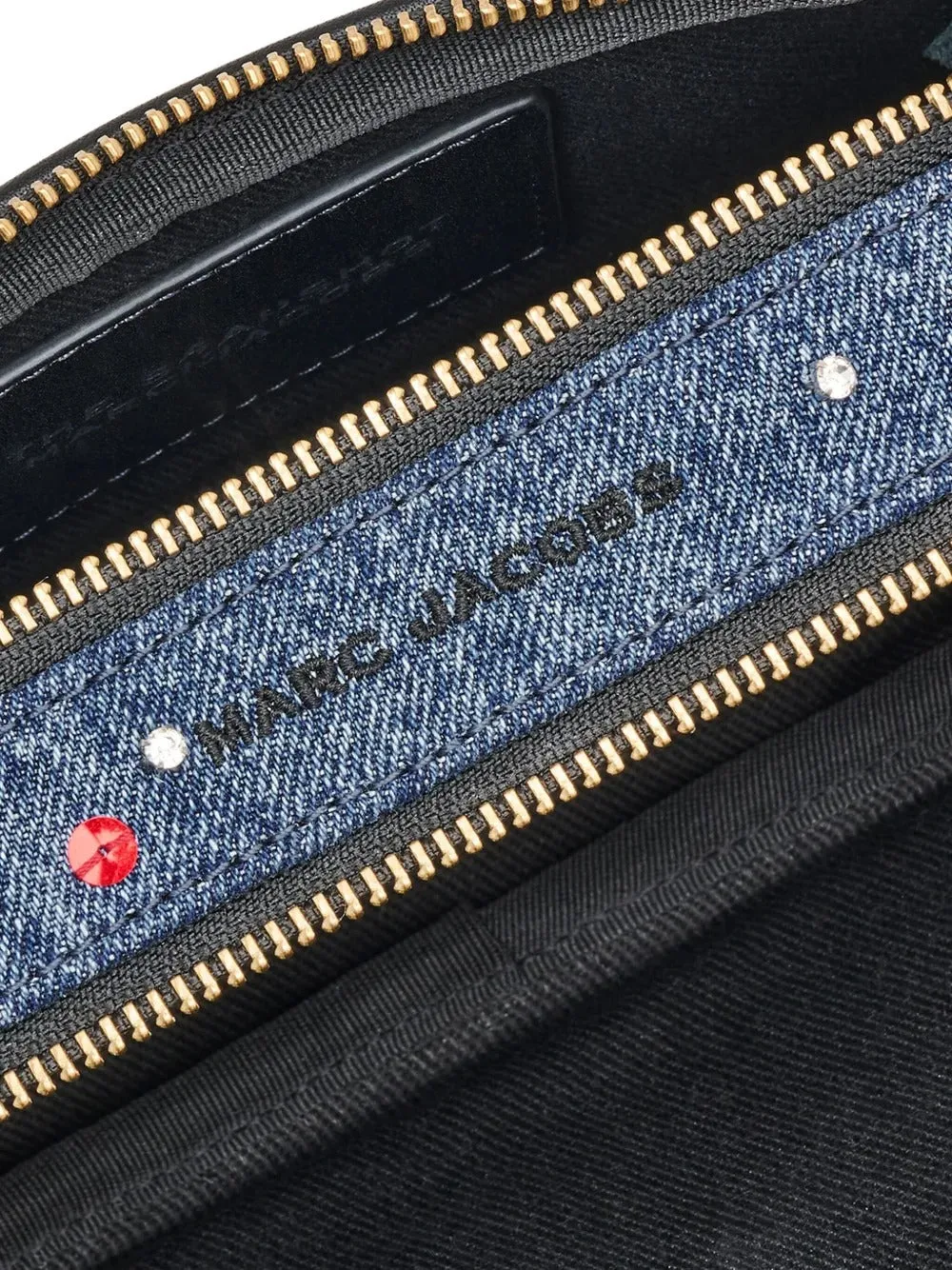 The Trinket Charm Denim Snapshot Bag
