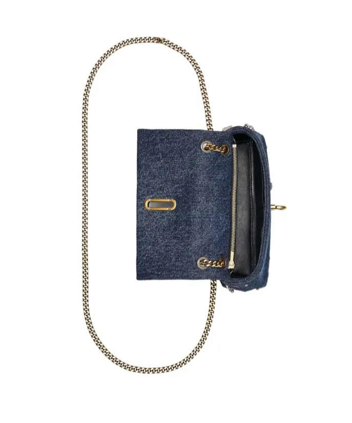 Mini The Trinket Denim Crossbody Bag