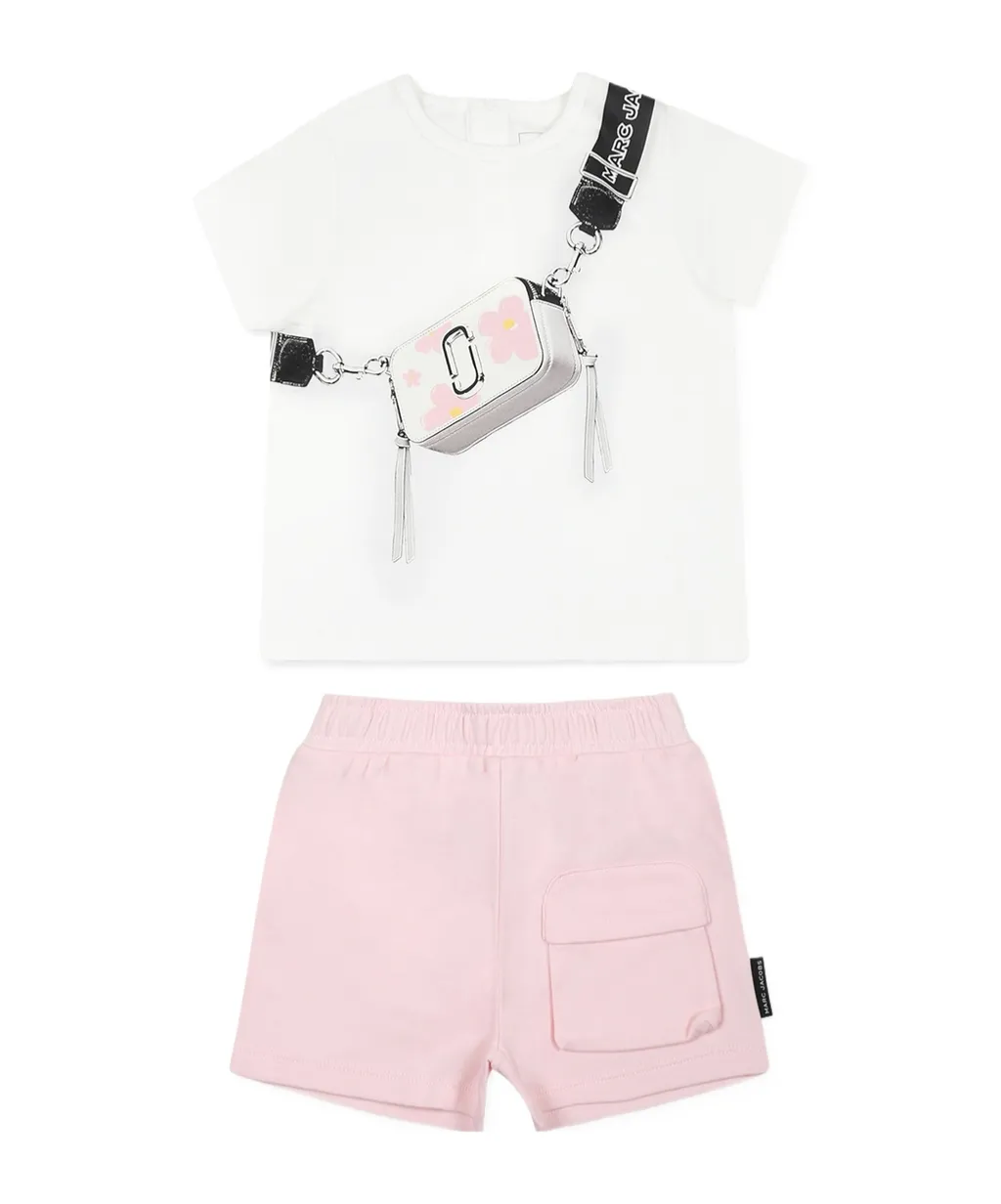 Printed T-Shirt And Shorts Set