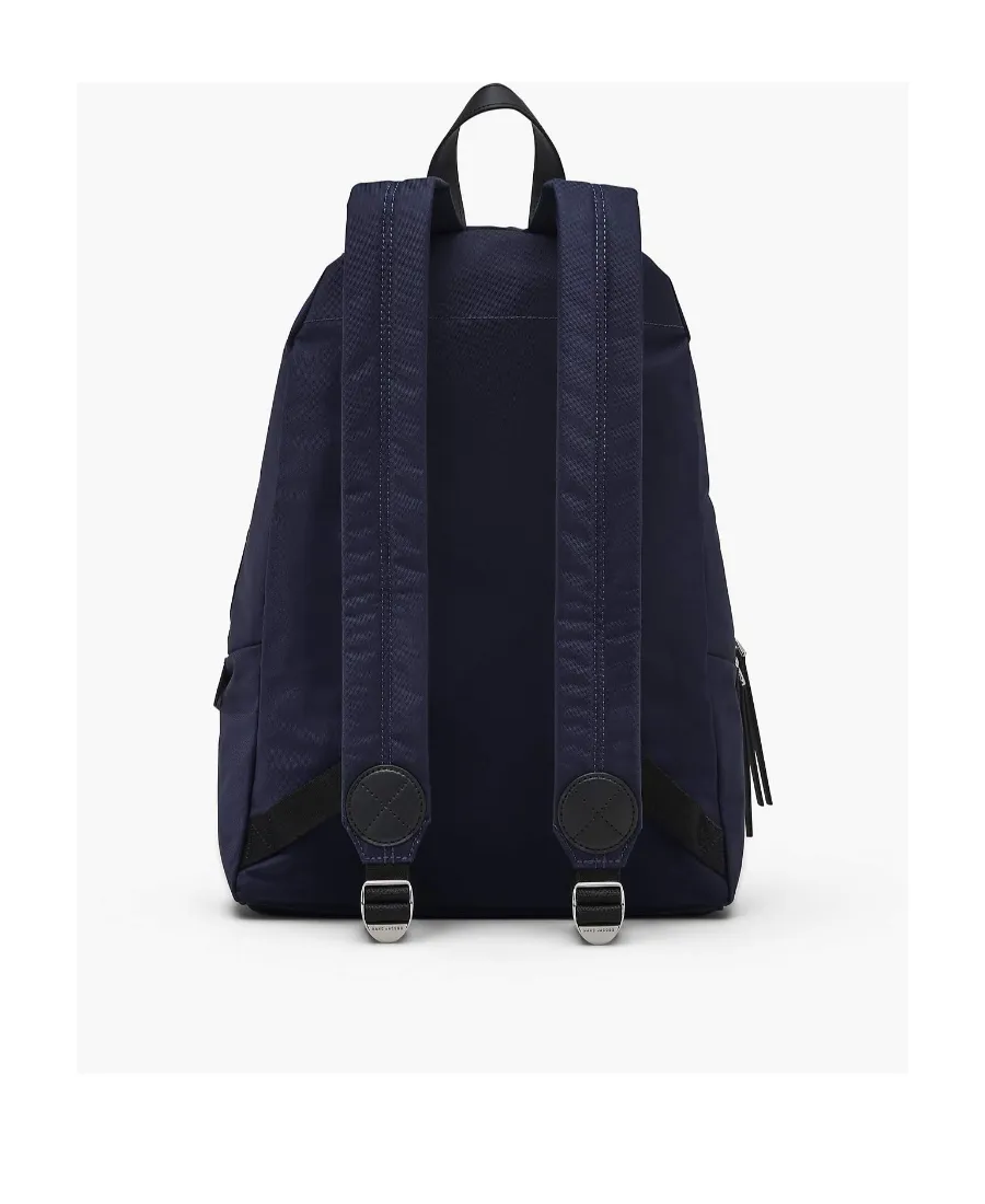 The Biker Logo-Patch Zipped Large Backpack
