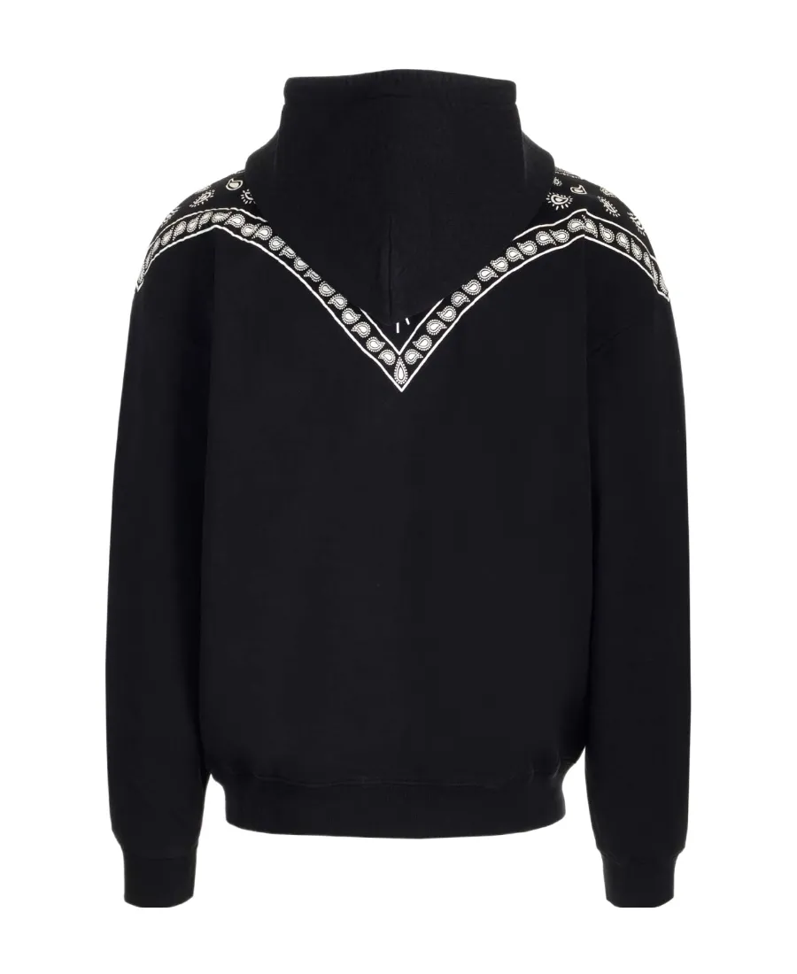 Bandana Printed Drawstring Hoodie