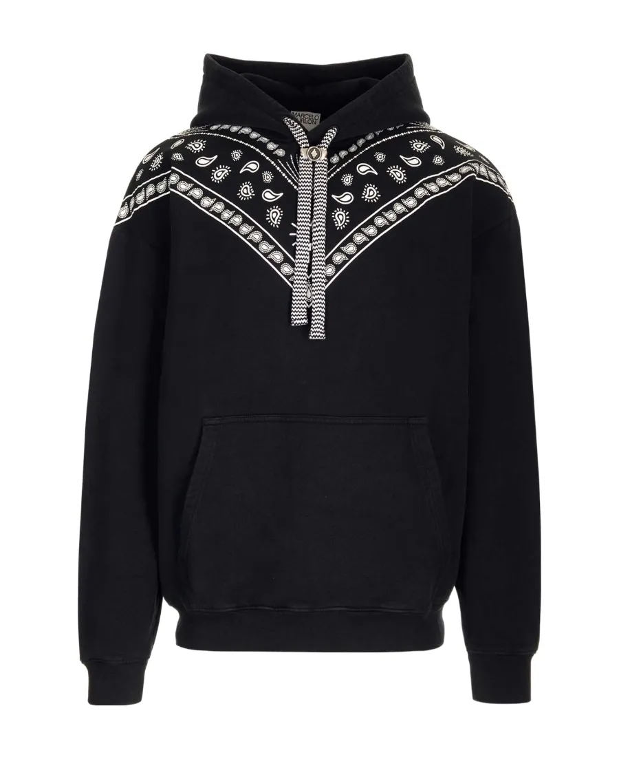Bandana Printed Drawstring Hoodie