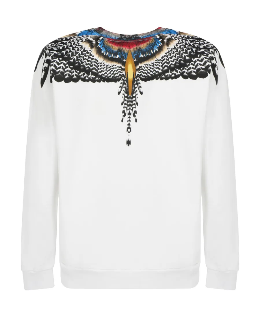 Wings Printed Crewneck Sweatshirt
