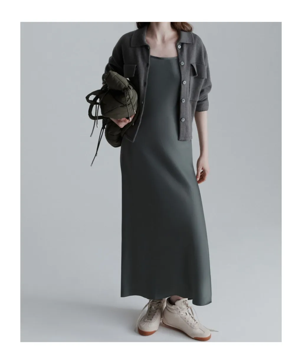 Satin Slip Dress