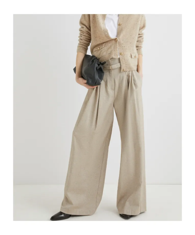 Stretch Palazzo Trousers