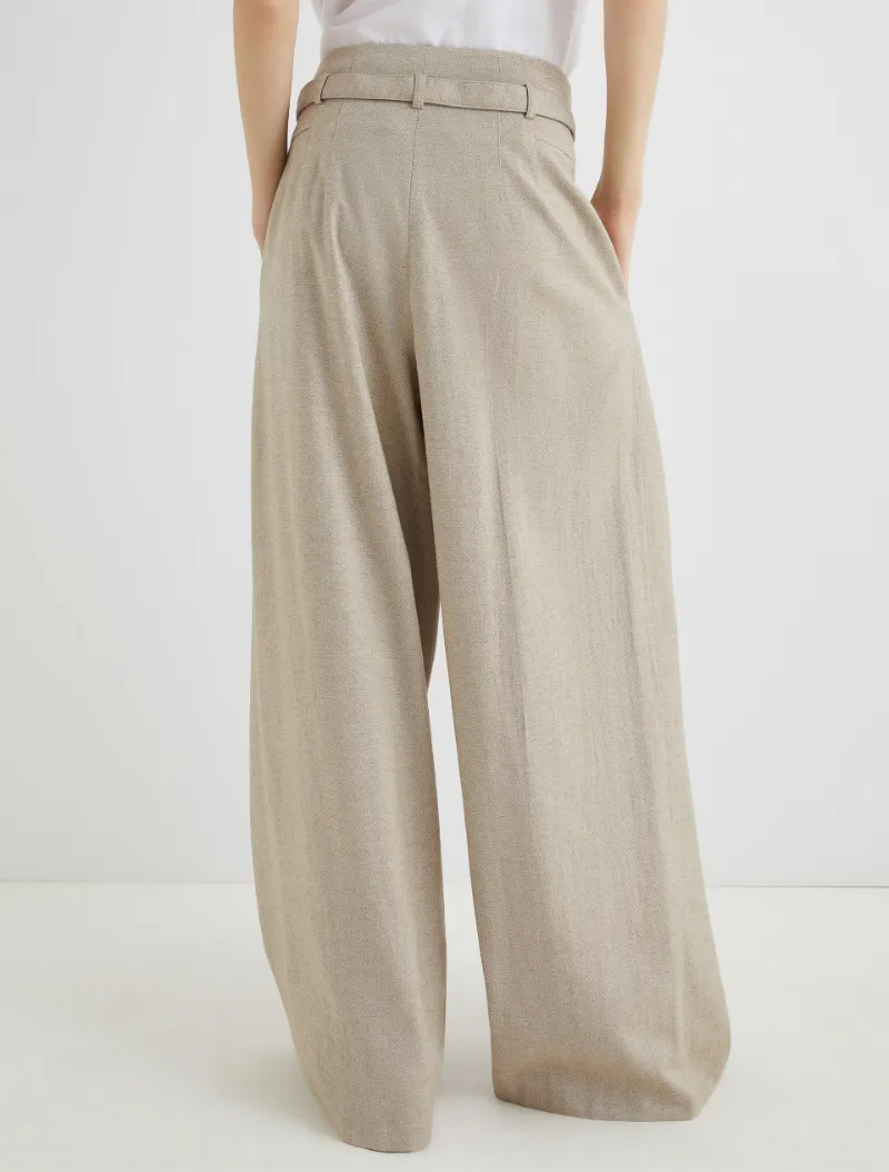 Stretch Palazzo Trousers