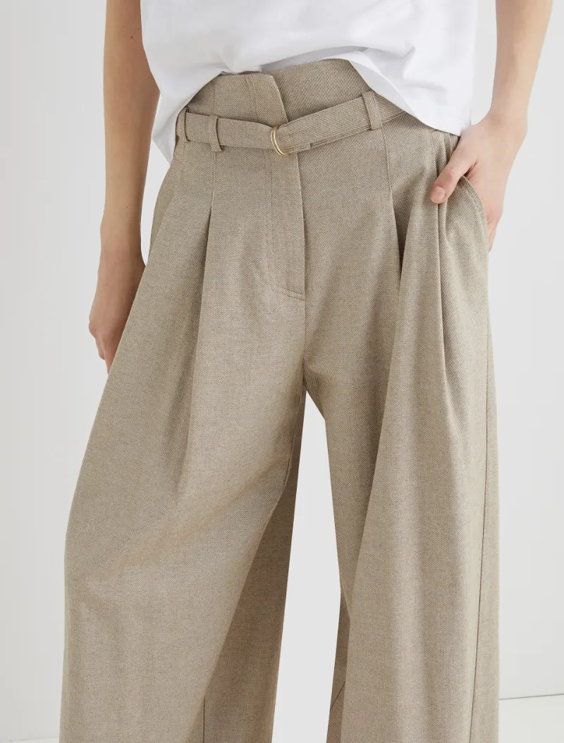 Stretch Palazzo Trousers