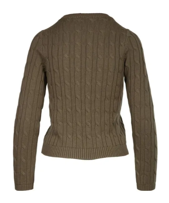 Long-Sleeved Crew Neck Sweater