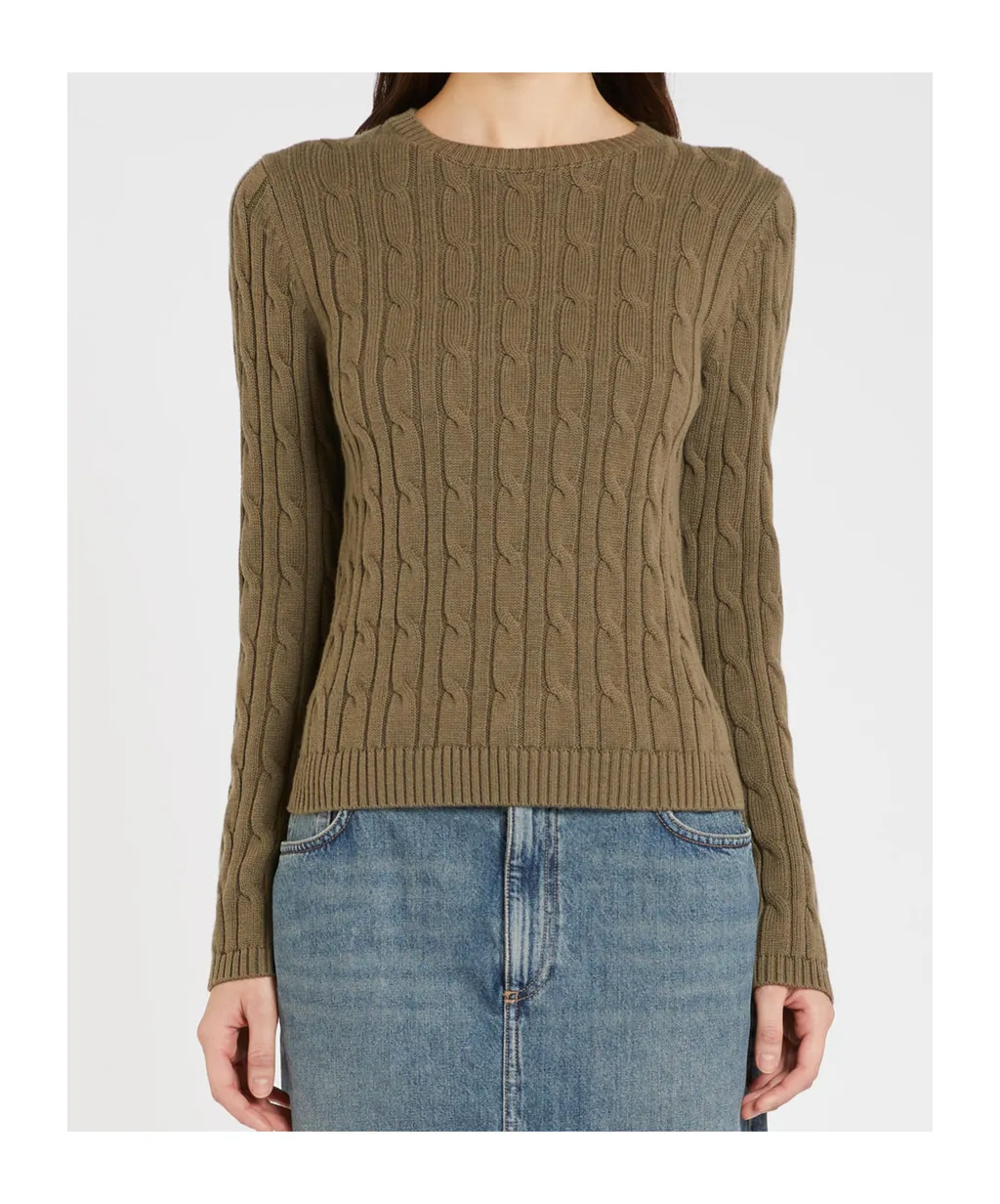 Long-Sleeved Crew Neck Sweater
