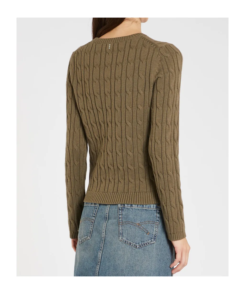 Long-Sleeved Crew Neck Sweater