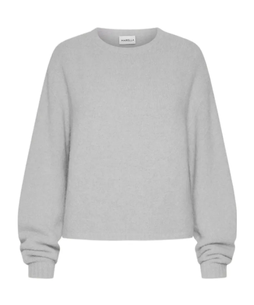 Stretch Alpaca Crew-Neck Sweater