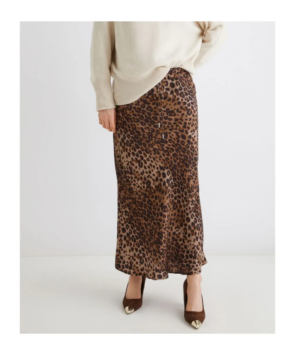 Long Drawstring Skirt