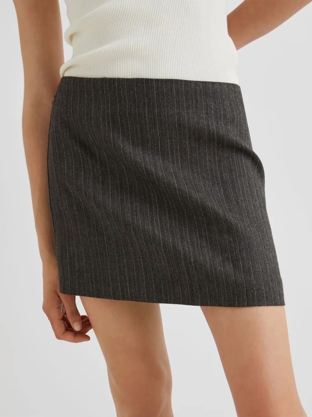 Short Wool Skirt