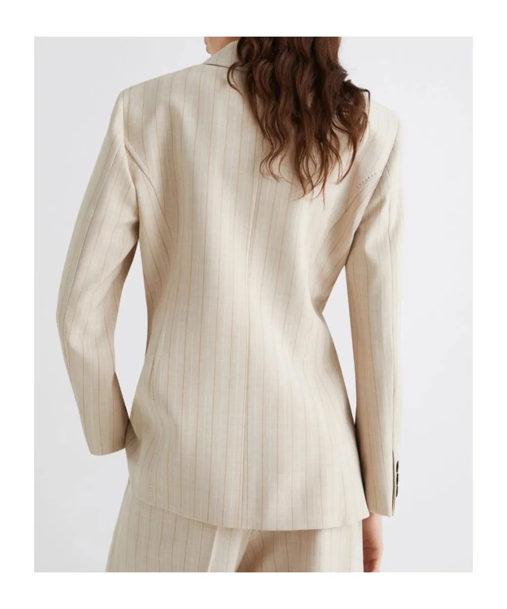 Stretch Canvas Blazer