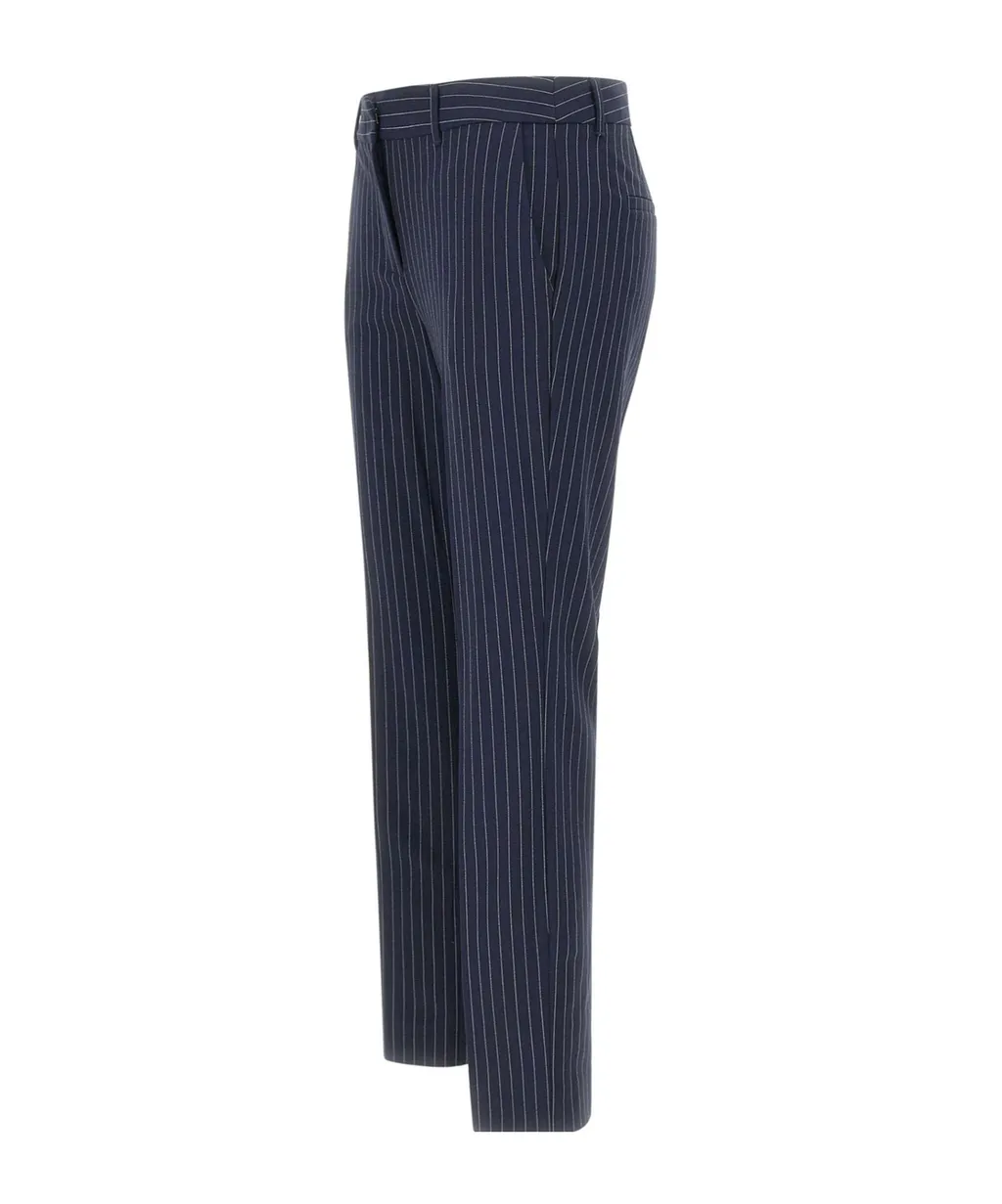 Pinstripe Casual Pants
