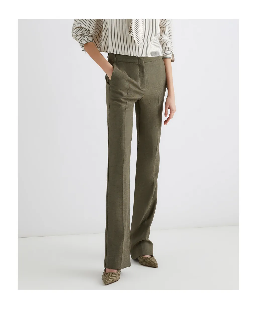 Fluid Twill Trousers