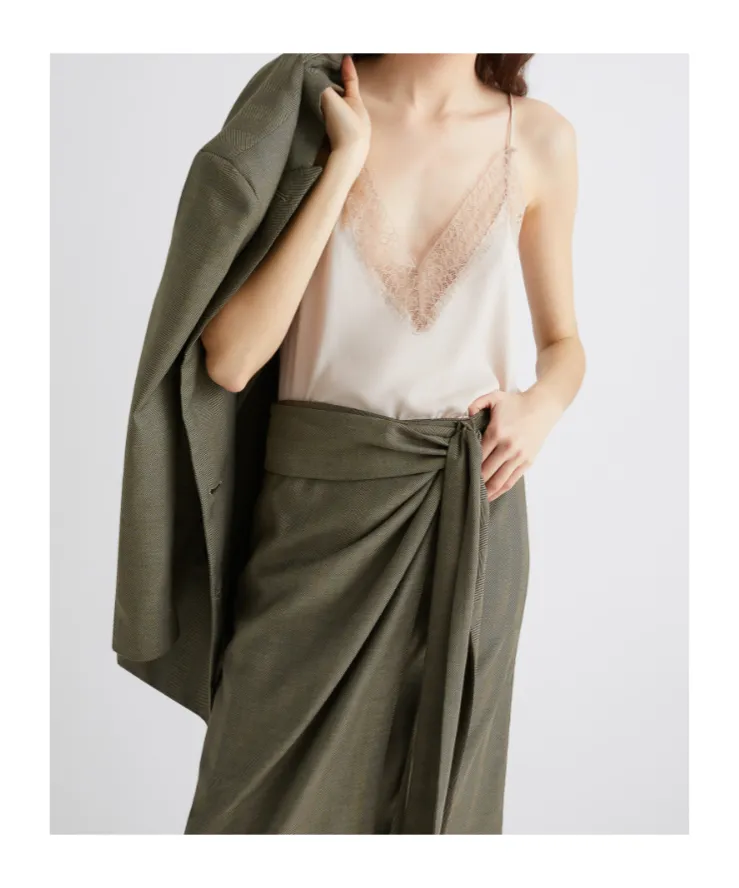 Silk-Blend Camisole Top