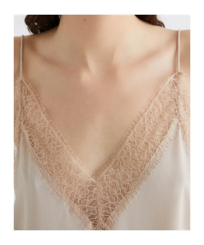 Silk-Blend Camisole Top