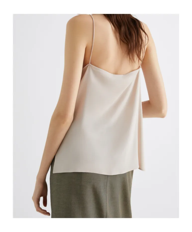 Silk-Blend Camisole Top