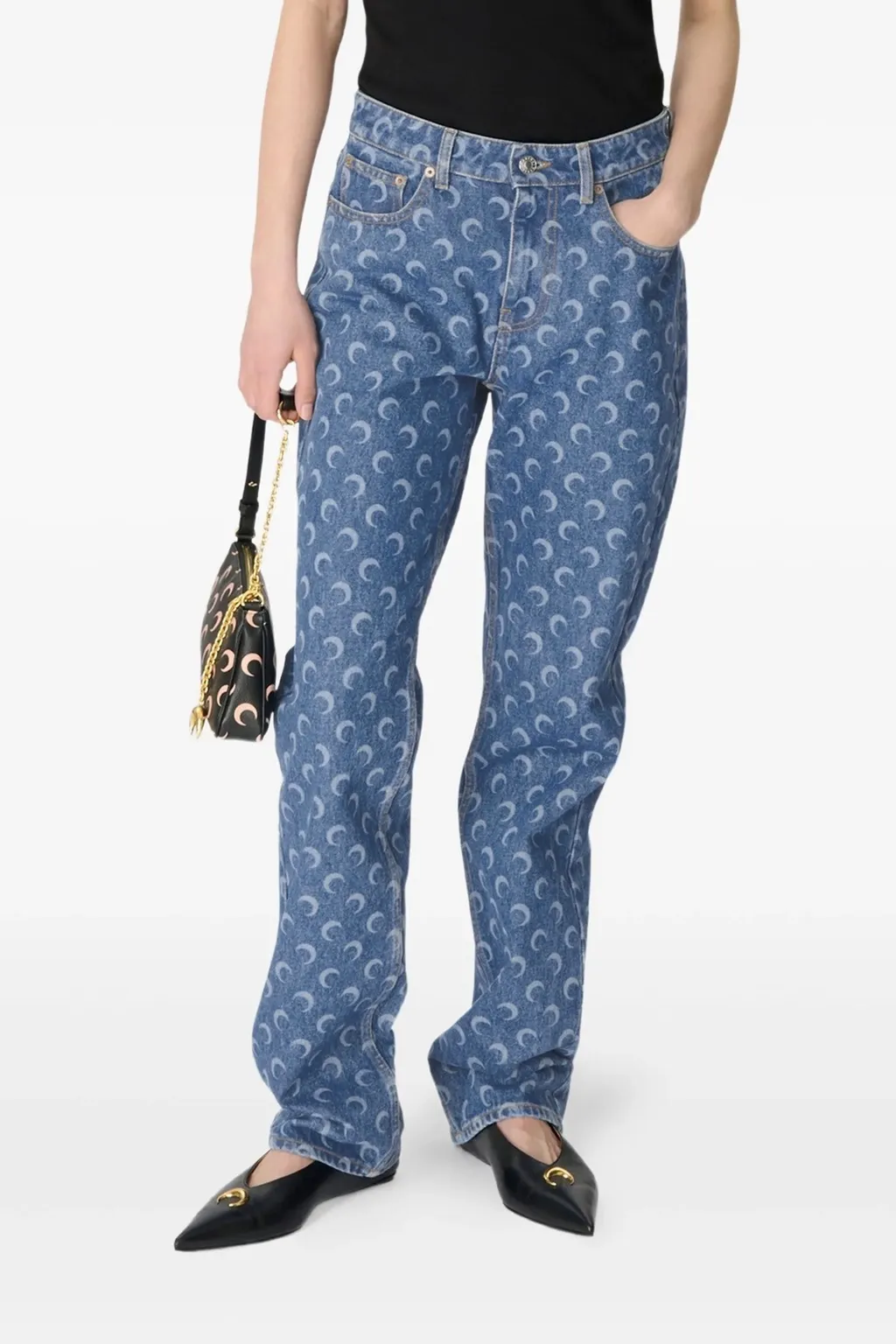 Moon Laser Straight Jeans