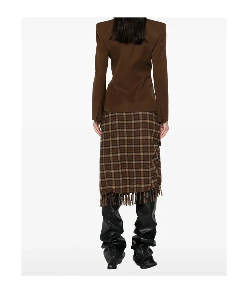 Buttoned Wool Jacket