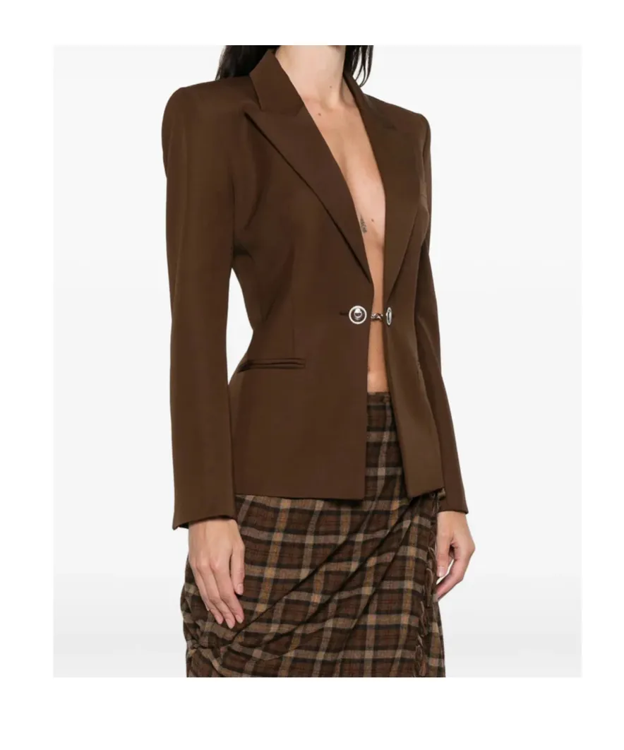 Buttoned Wool Jacket