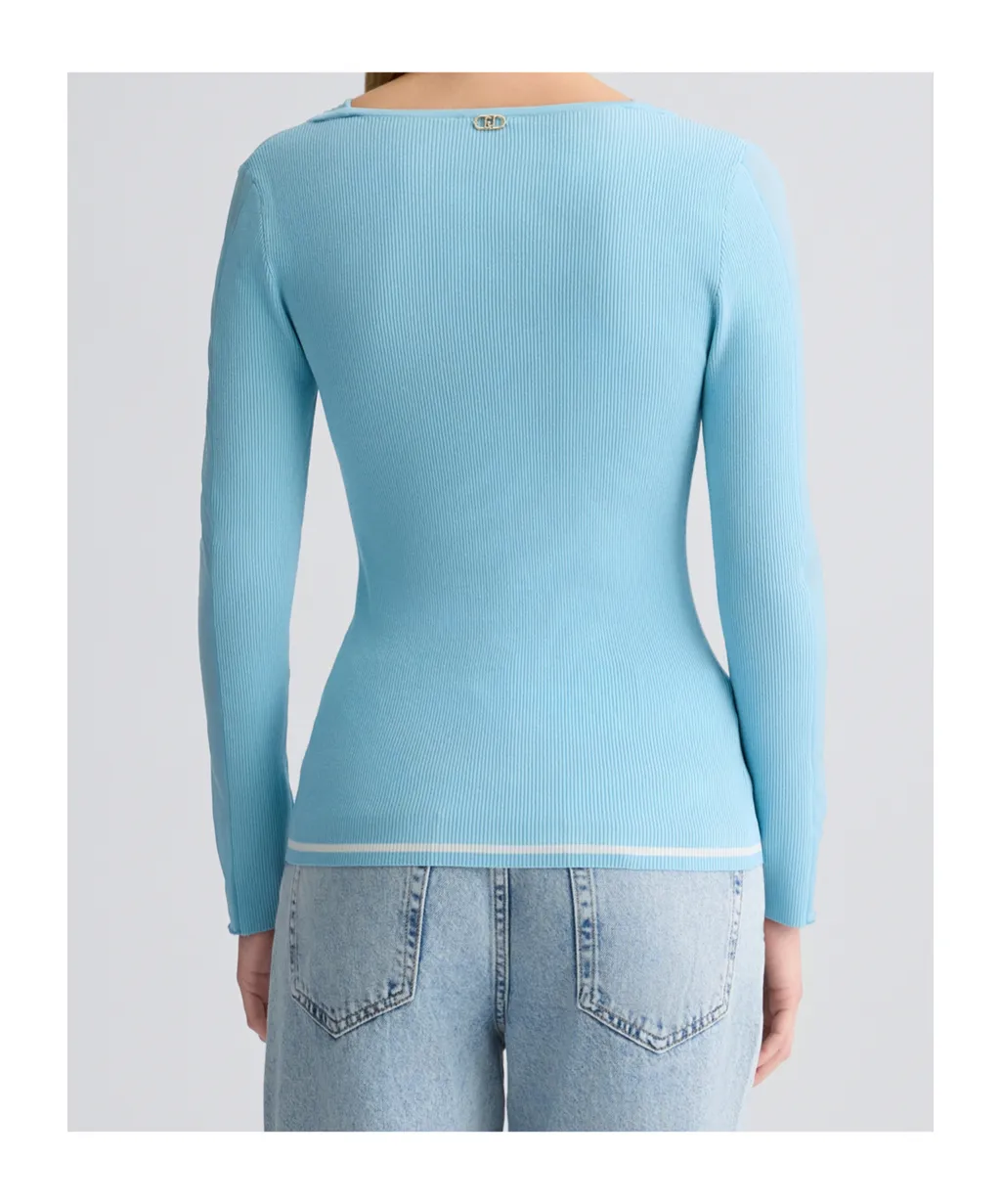 Jumper With Tulle Inserts