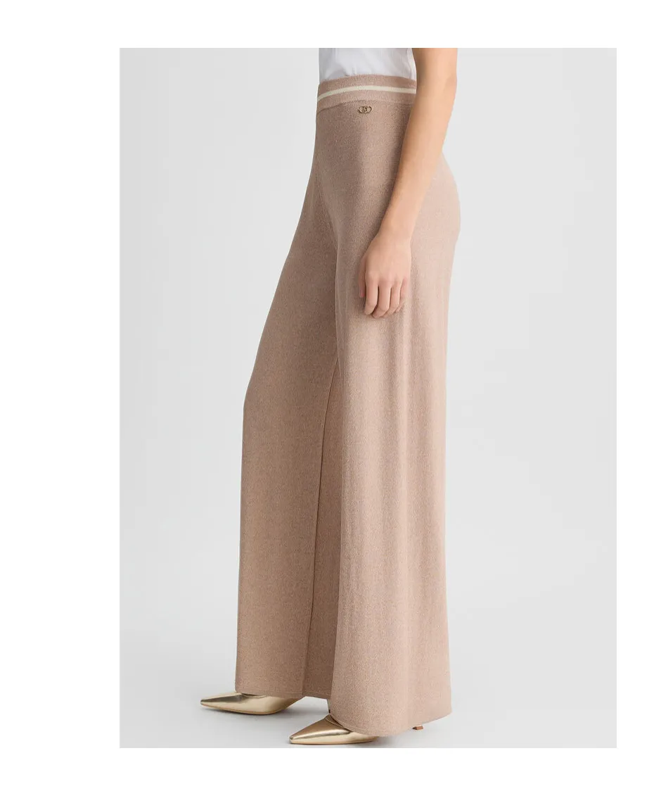 Lurex-Embellished Trousers