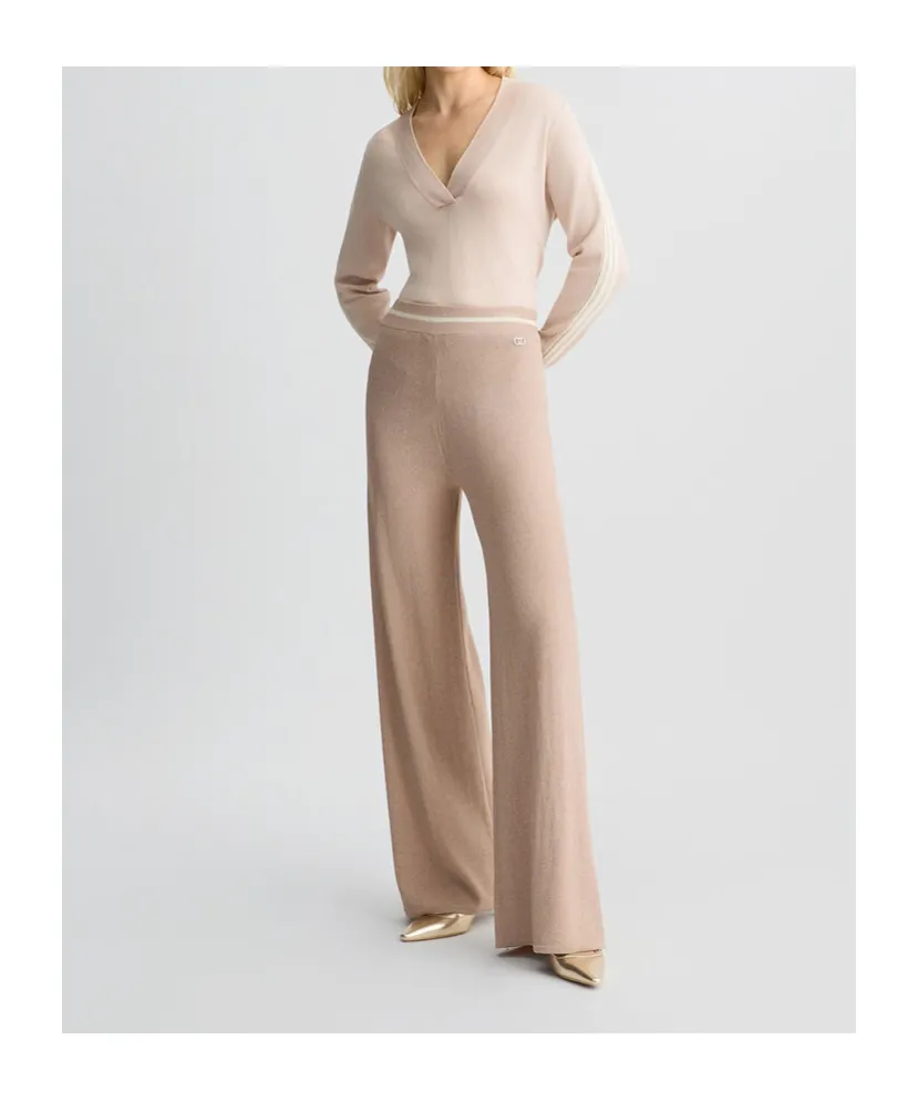Lurex-Embellished Trousers