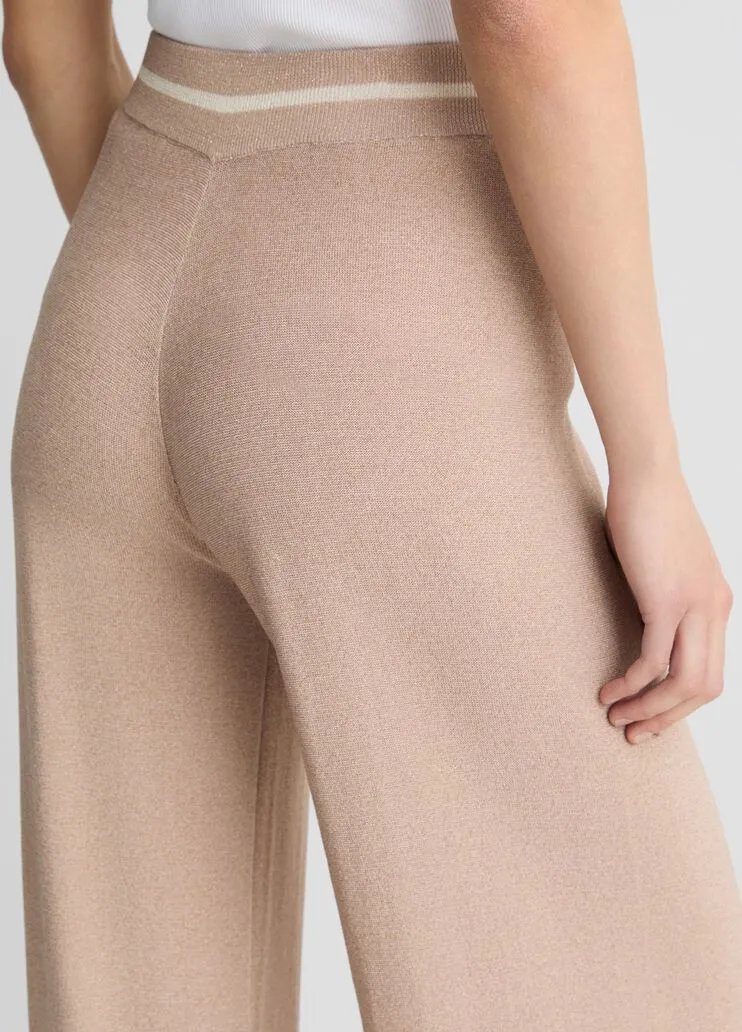 Lurex-Embellished Trousers