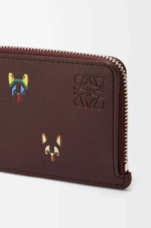 Cat-Patterned Card Holder And Coin Purse