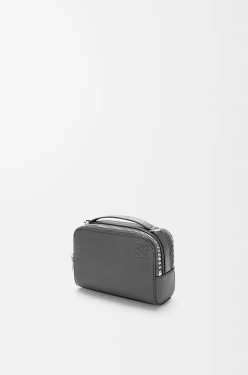 Mini Crossbody Camera Bag In Soft Grained Calfskin