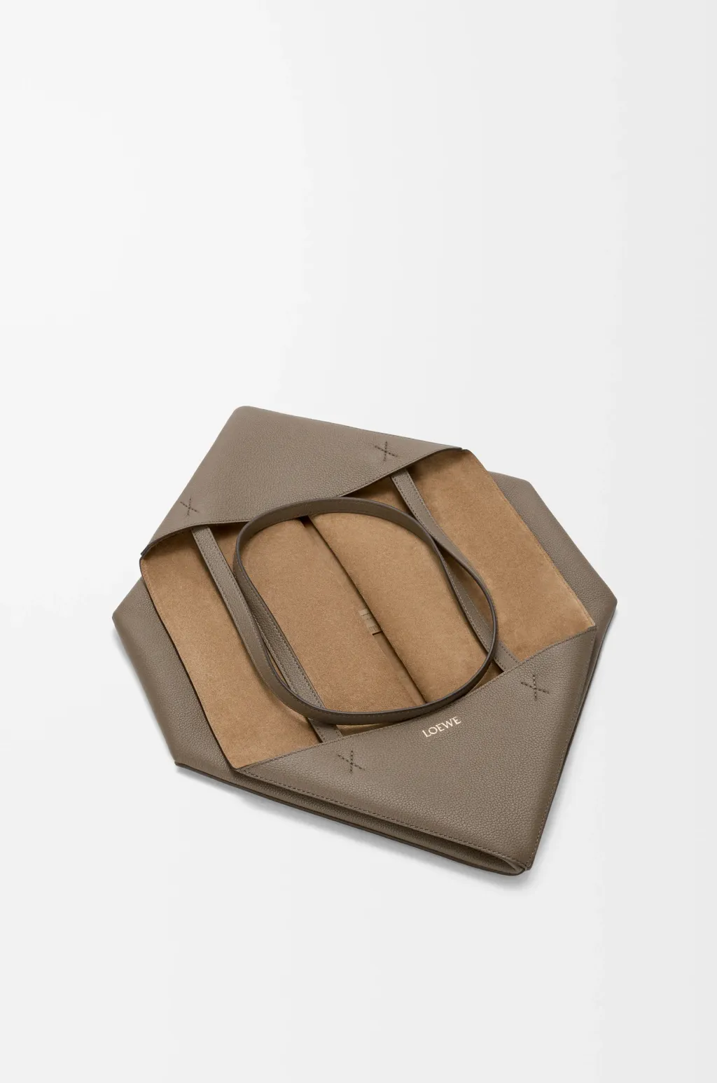 Puzzle Fold Horizontal Shoulder Bag