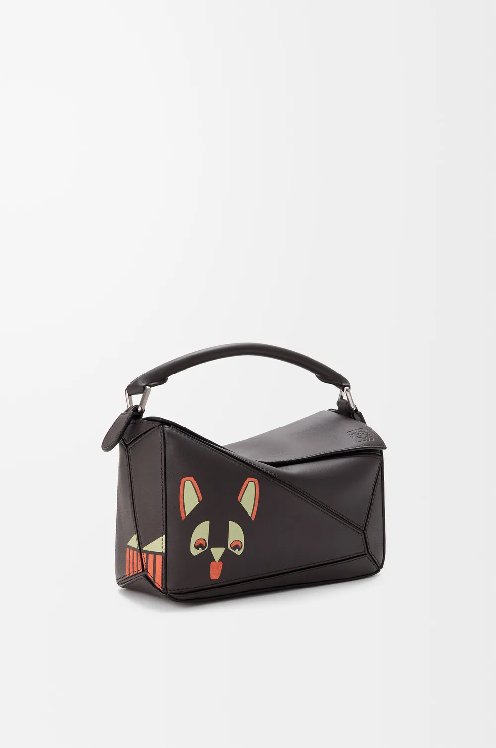 Futurist Cat Small Puzzle Bag