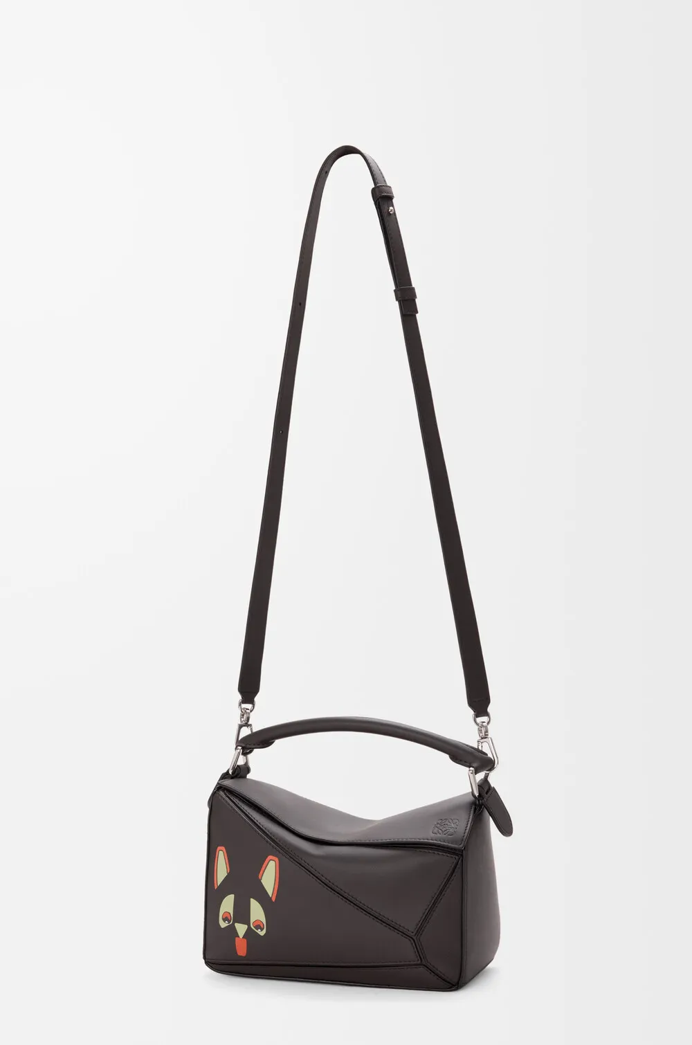 Futurist Cat Small Puzzle Bag