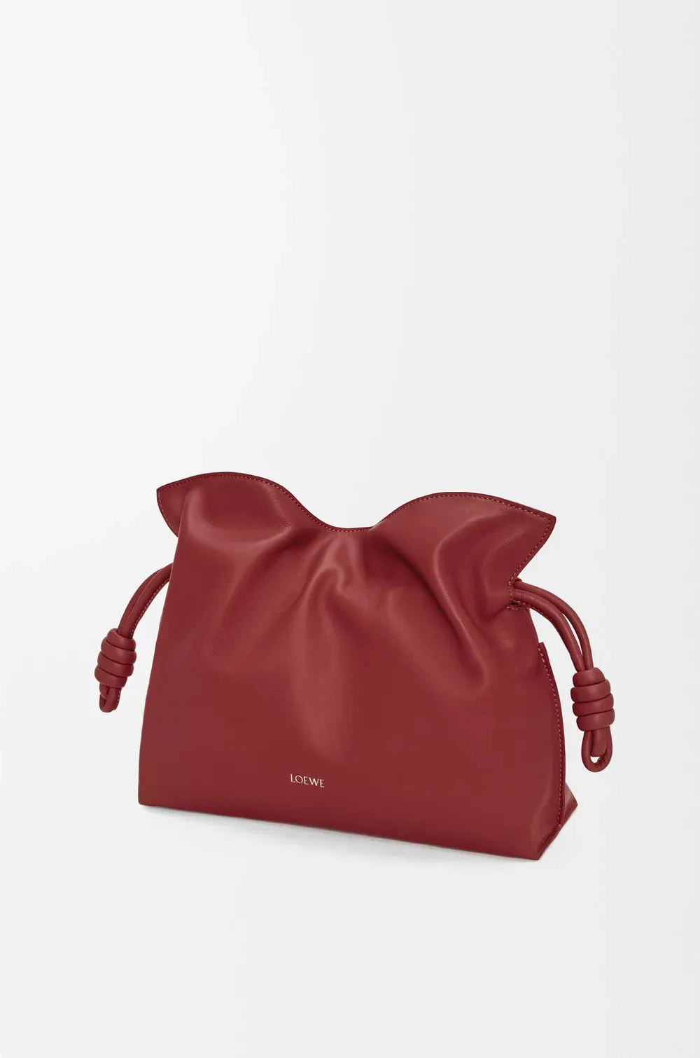 Knotted Drawstring Bucket Bag