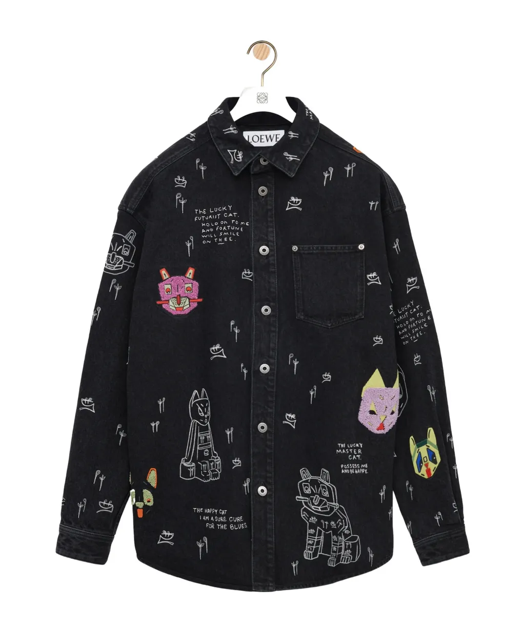 X Louis Wain Denim Shirt