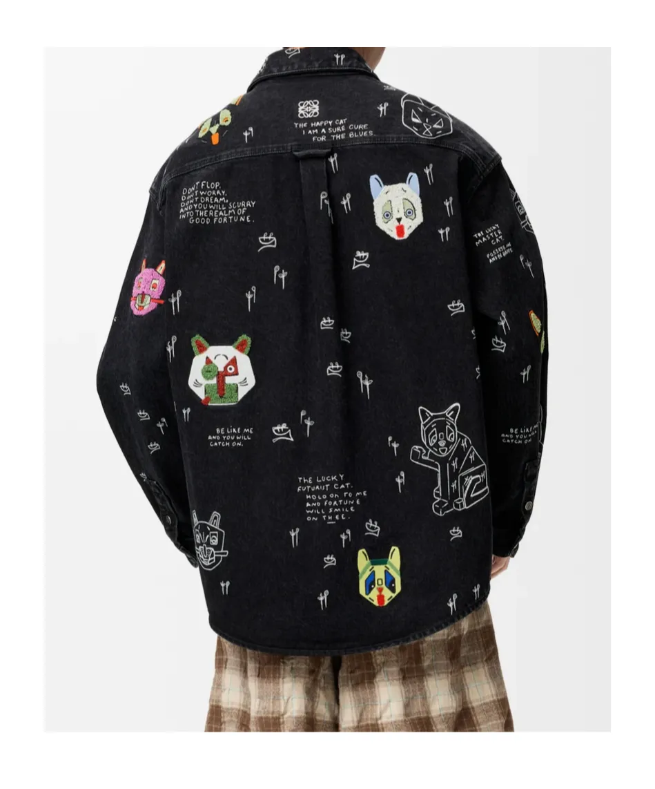 X Louis Wain Denim Shirt