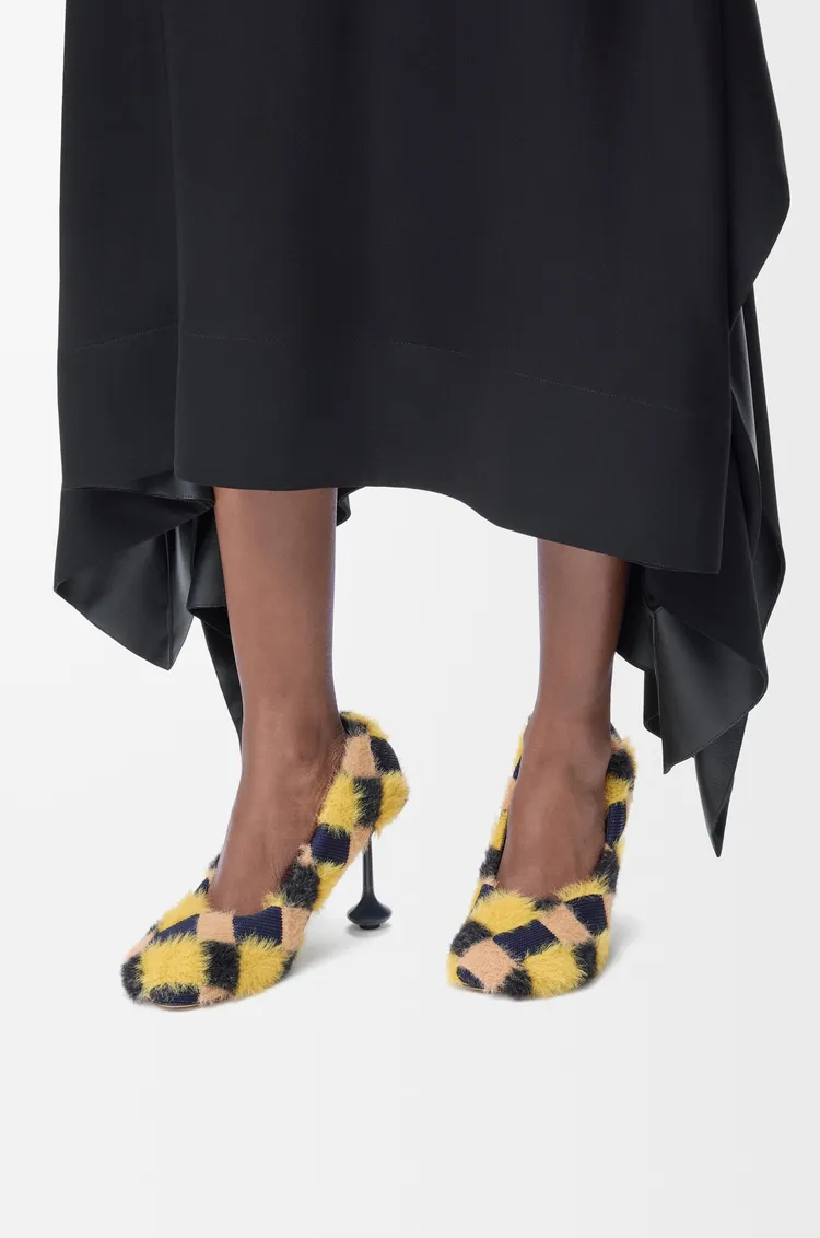 Toy Pump In Jacquard Knit