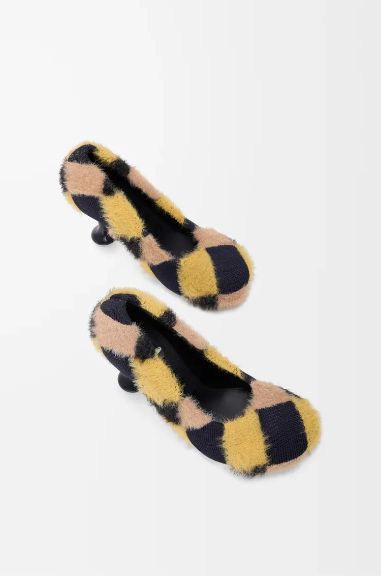 Toy Pump In Jacquard Knit