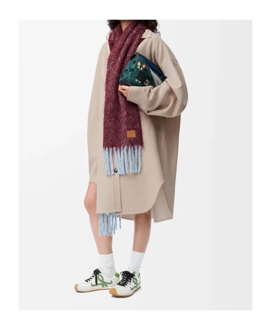 Coat In Wool And Cashmere