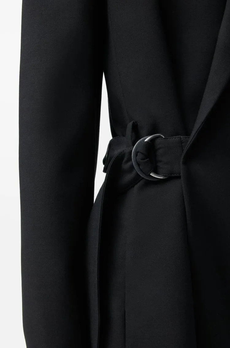 Draped Jacket In Wool