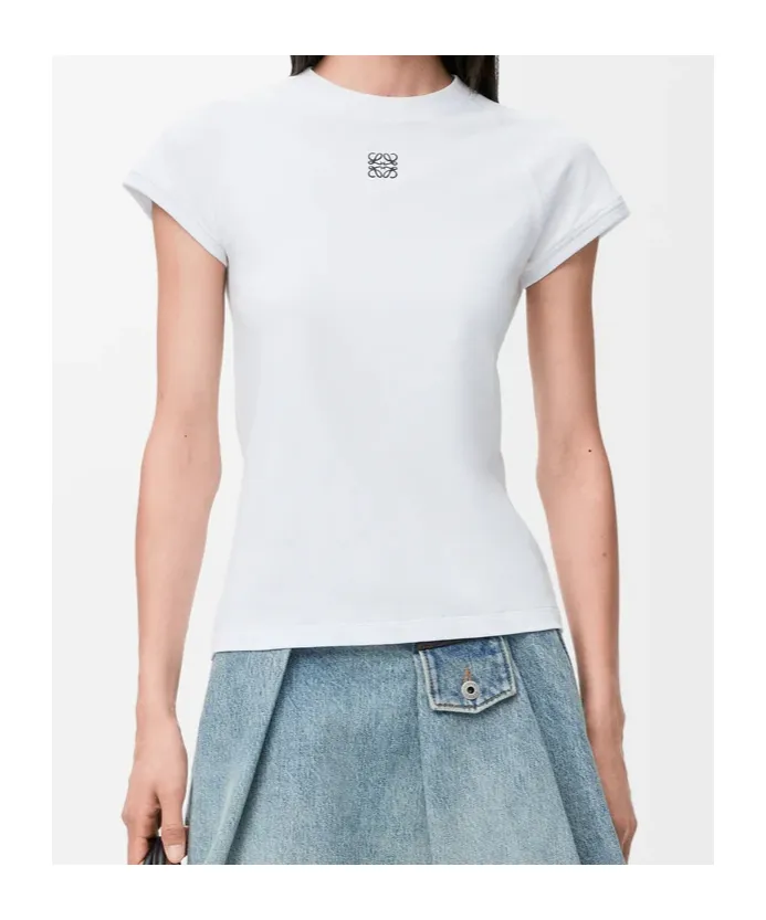 Anagram Embroidered Small Fit T-Shirt