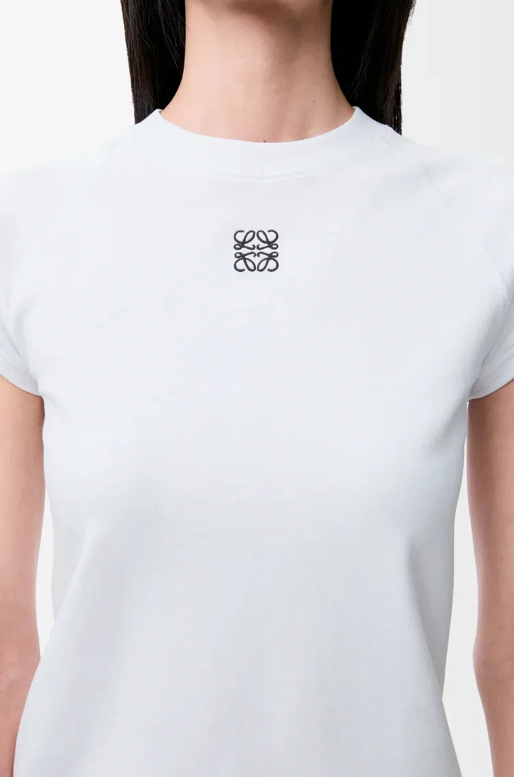 Anagram Embroidered Small Fit T-Shirt